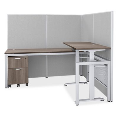 Downtown Adjustable Height Privacy Workstations