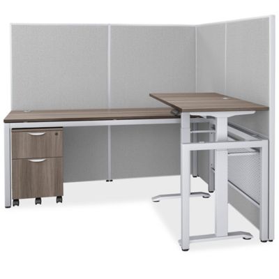 Downtown Adjustable Height Privacy Workstations