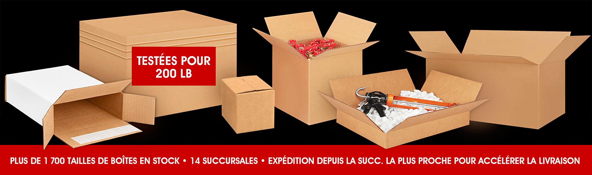 Boîtes de carton ondulé