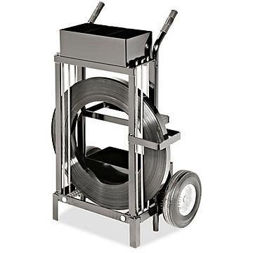 Uline Specialty Cart for Ribbon-Wound Steel Strapping