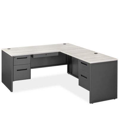 Industrial Office L-Desk – 66 x 78