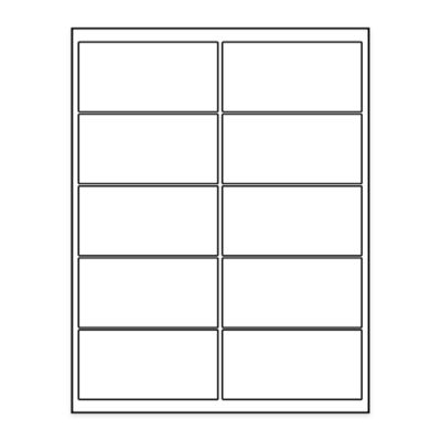 template for printing 2x4 labels