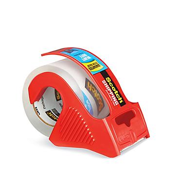 3M 142 Shipping Tape with Dispenser - Clear, 2" x 22.2 yds