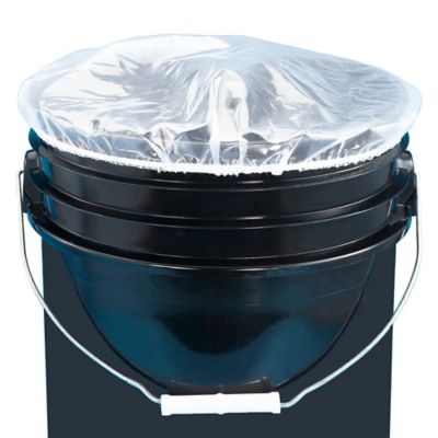 ROP2150-NP RightPail ™ 5 Gallon Open Head Plastic Bucket with Plastic  Handle – Natural - Basco USA