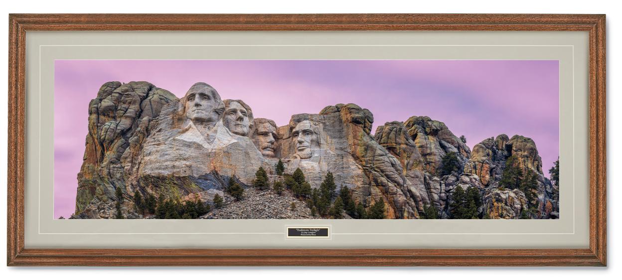 Rushmore Twilight Print