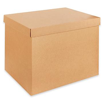 40 x 30 x 30" Caja de Corrugado Triple para Empaque Rápido con Tapa 1,100 lbs
