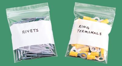 Uline Parts Bags with Hang Holes