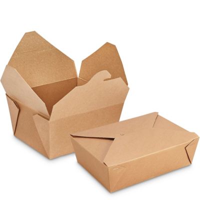 Boîtes de commande à emporter en papier