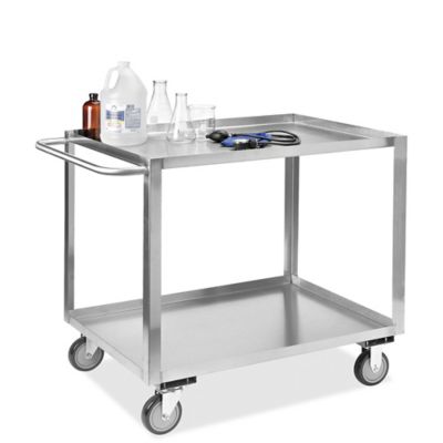 Chariots en acier inoxydable soudé