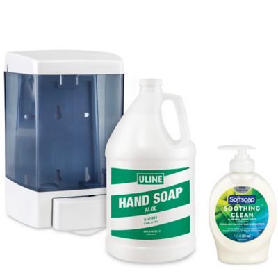 Savons à mains et distributeurs
