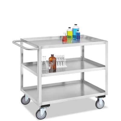 Chariots en acier inoxydable soudé