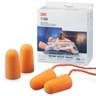 3M 1100 Foam Earplugs