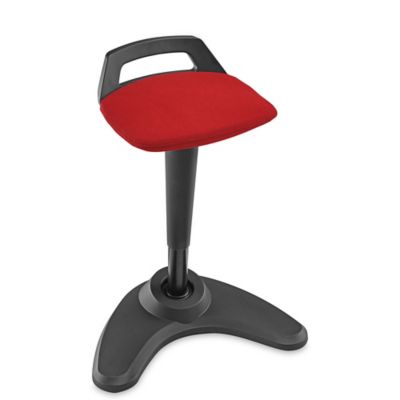 Tabouret de bureau assis/debout en tissu