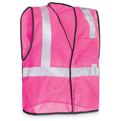 Gilet de sécurité à haute visibilité – Rose