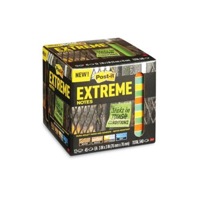 3M Post-it<span class="css-sup">MD</span> – Feuillets autocollants extrêmes