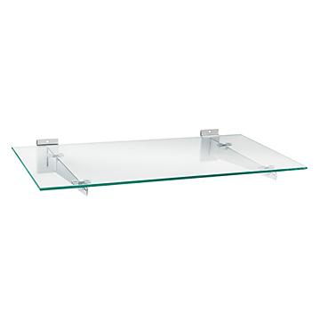 Slatwall Glass Shelves