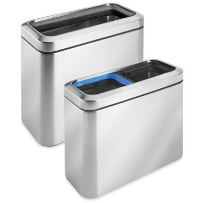 Poubelles de bureau en acier inoxydable
