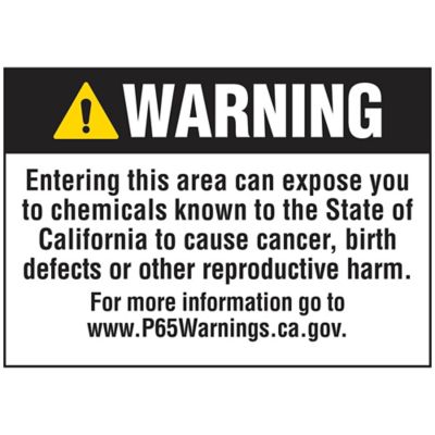 Enseignes Prop 65