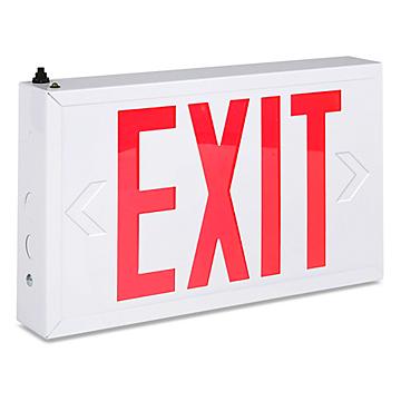 Letrero "Exit" con Cableado - Acero