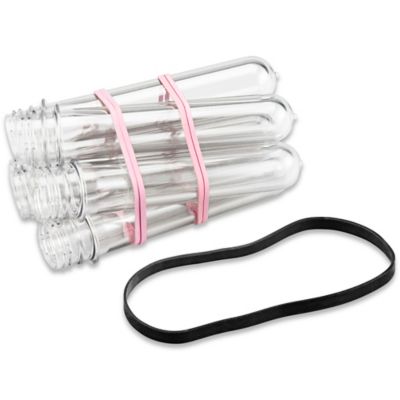 Tubular Plastic Hangers - 3/8, White - ULINE - Carton of 120 - S-22340