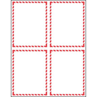 Étiquettes adhésives SIMDUT