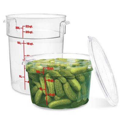 Contenants de rangement pour aliments – Rond