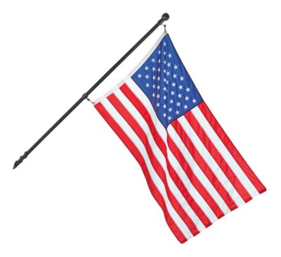 Drapeau américain à fixation murale