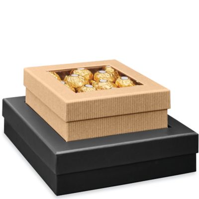 Boîtes-cadeaux avec fenêtre