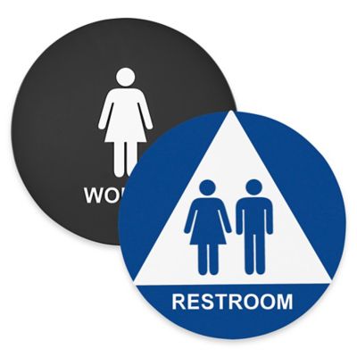 Enseigne de toilettes – Californie titre 24