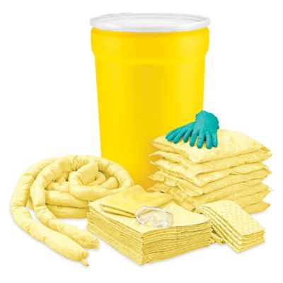 Ensemble en cas de déversements de matières dangereuses – Baril de 55 gallons