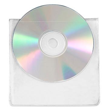 Non-Adhesive Backed<br>Vinyl CD Sleeves