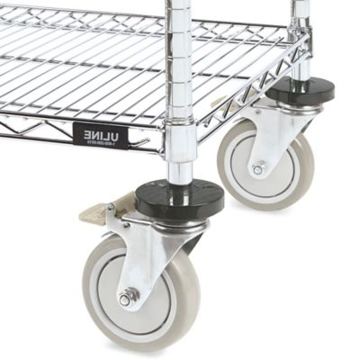 Butoirs circulaires pour rayonnage en fil de métal