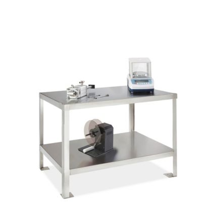 Tables en acier inoxydable soudé pour machines