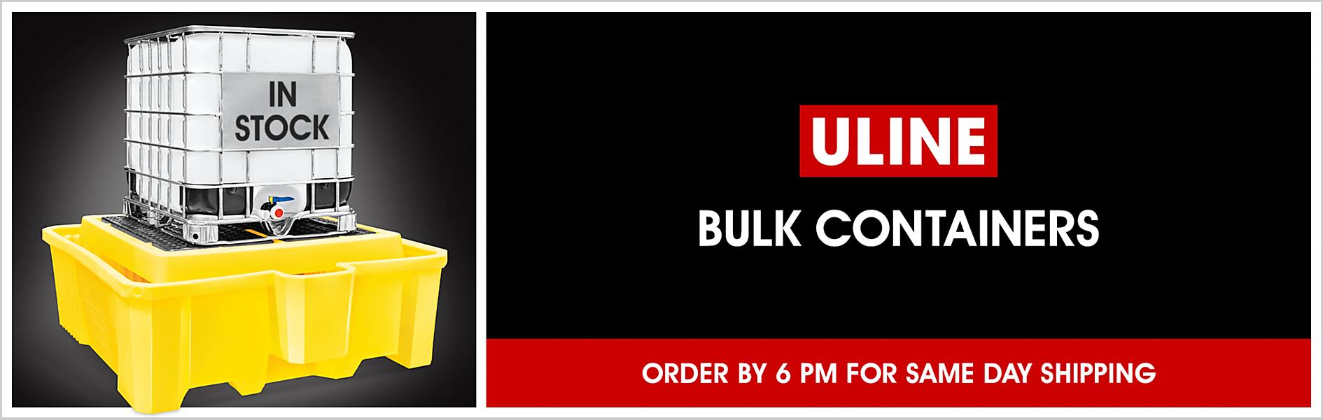 Uline: Bulk Containers