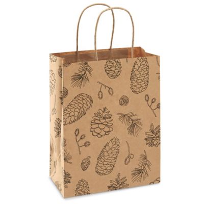 Printed Kraft Paper Shopping Bags