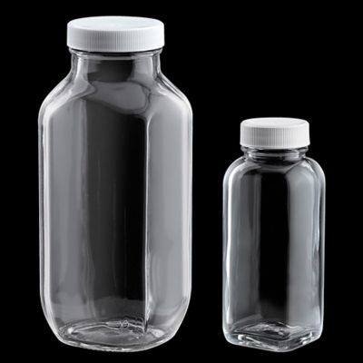 French Square Glass Jars