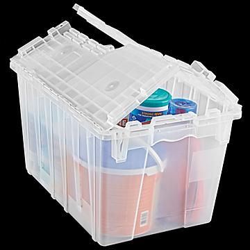Clear Industrial Totes