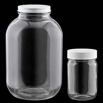 Wide-Mouth Glass Jars
