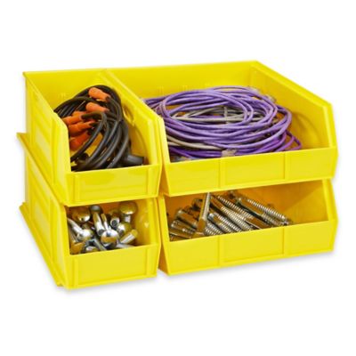 Uline Plastic Stackable Bins