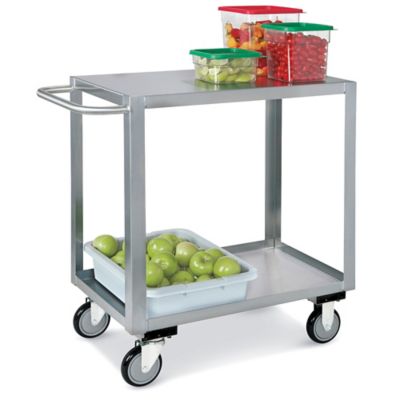 Stainless Steel Flat Shelf Carts