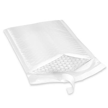 Uline Economy White Poly Bubble Mailers