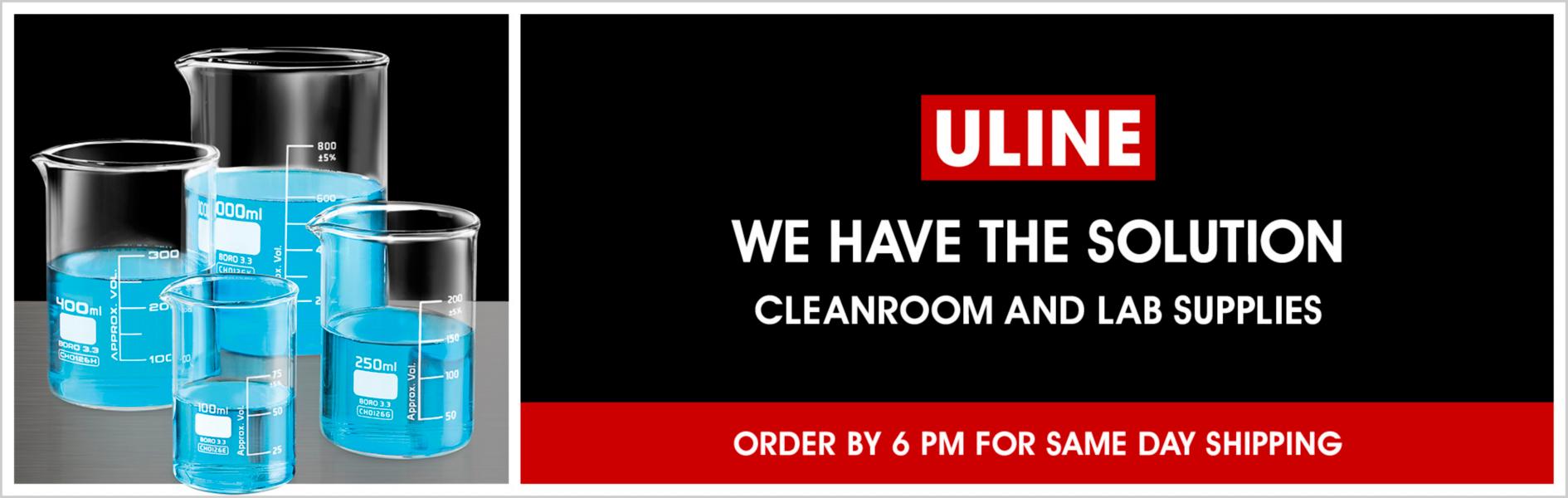 Uline: Cleanroom and Lab Supplies