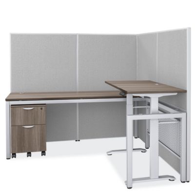 Downtown Adjustable Height Privacy Workstations