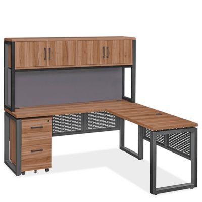  Metro Office L-Desk with Hutch - 72 x 72