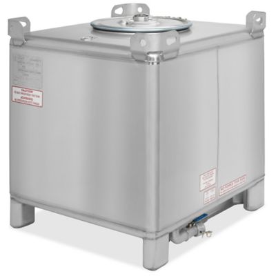Stainless Steel IBC Tank - 350 Gallon