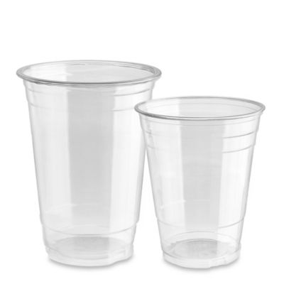 Uline Crystal Clear Plastic Cups