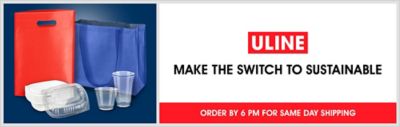 Uline SingleUse Plastics Alternatives