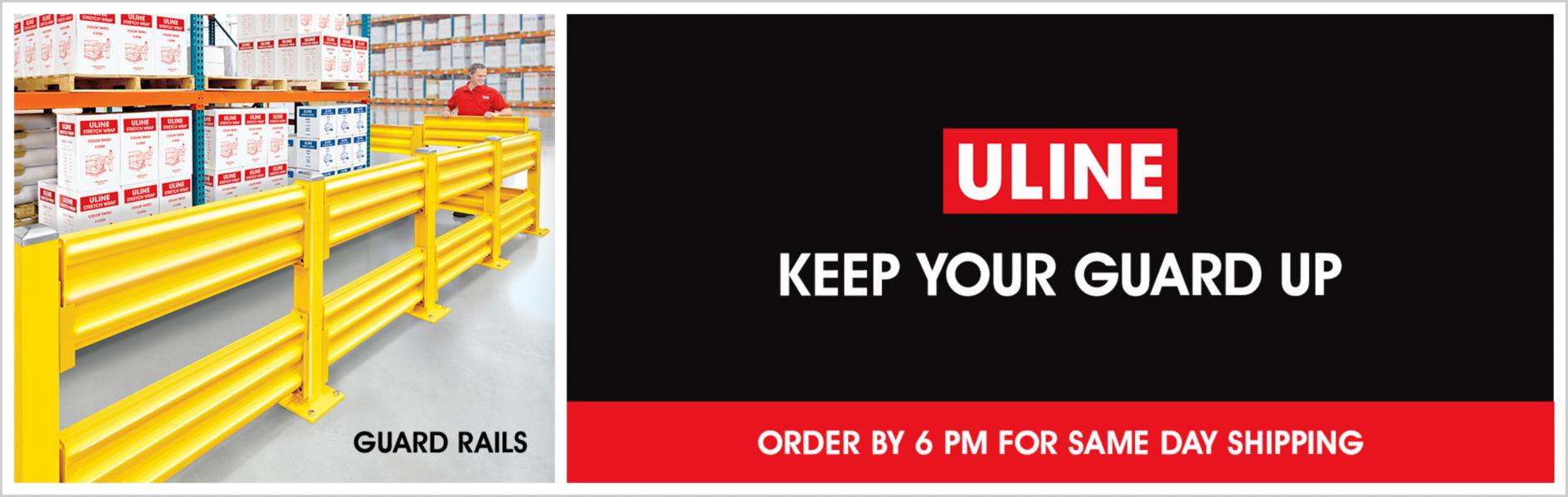 Uline: Warehouse Safety, Order by 6 PM For Same Day Shipping