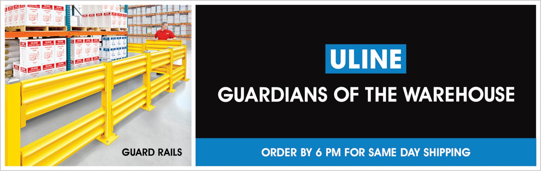 Warehouse Safety, Order by 6 PM For Same Day Shipping