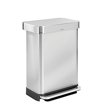 Jumbo Stainless Steel Step-On Container